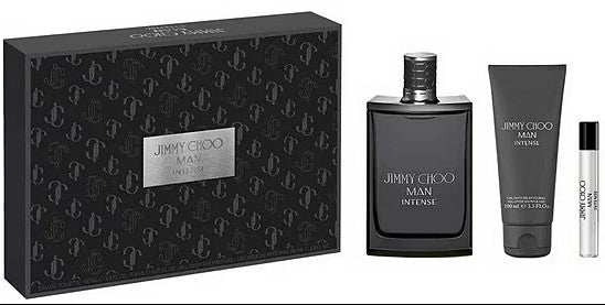 Jimmy Choo Intense 3-Piece Set 3.4oz Men EDT Spray
