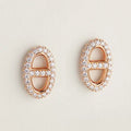 Hermes Farandole Diamond 18K Gold Earrings