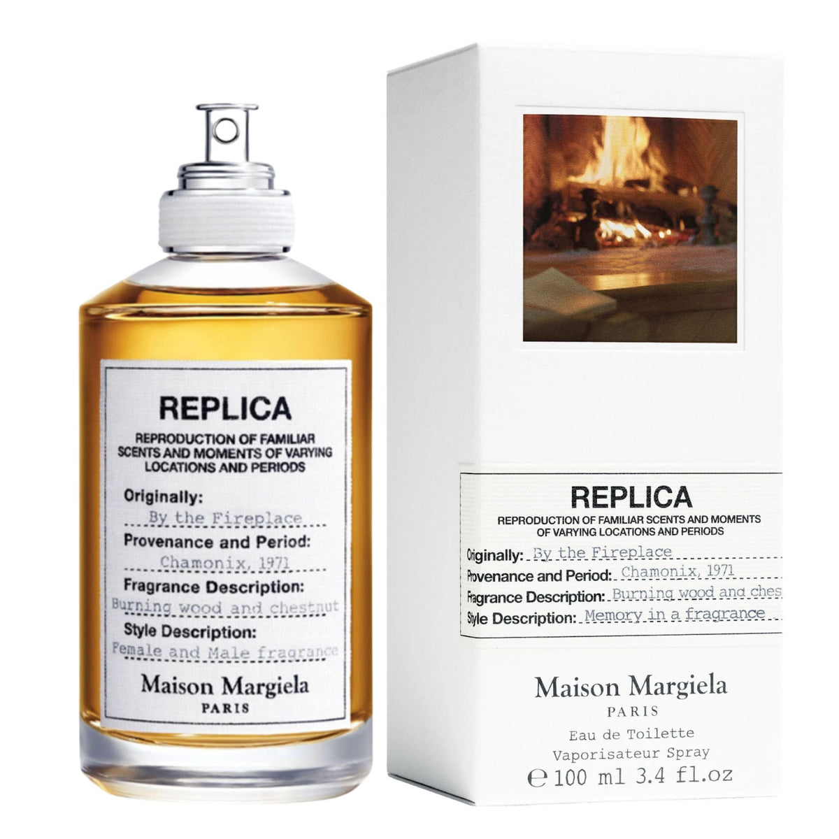 Maison Margiela Replica By The Fireplace 3.4oz Men EDT Spray