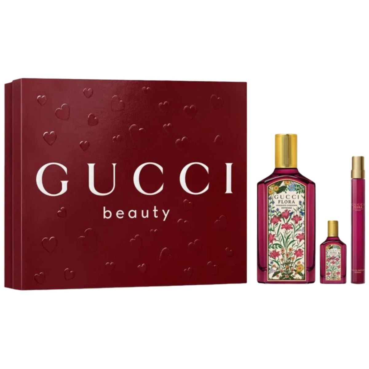 Gucci Flora Gorgeous Gardenia Intense 3-Piece Set 3.3oz Women EDP Spray