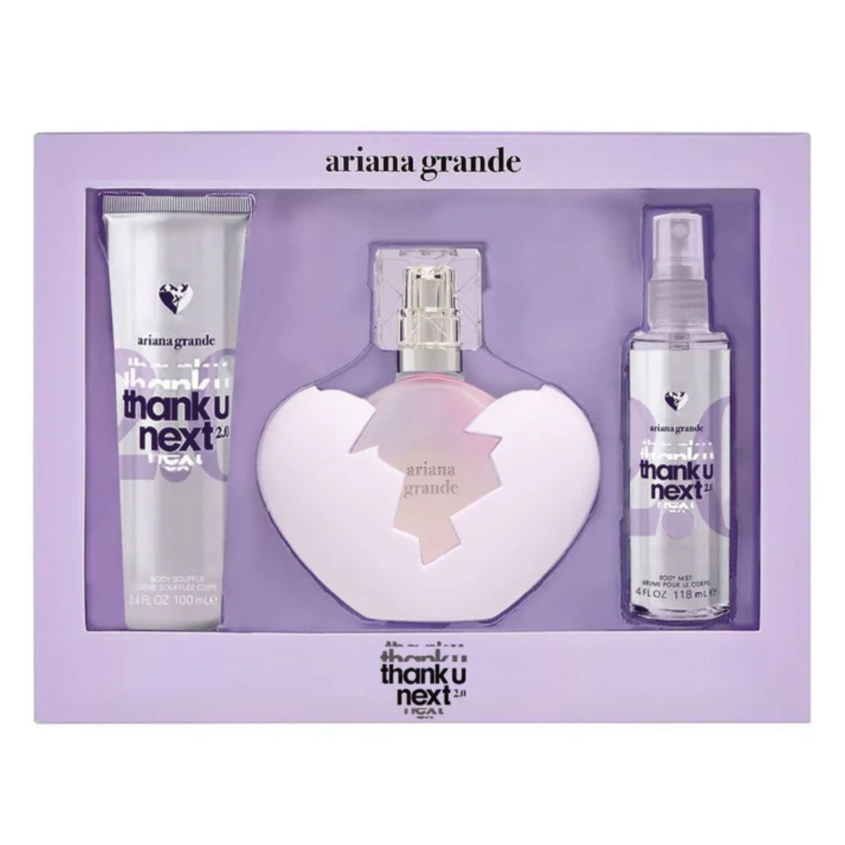 Ariana Grande Thank U Next 2.0 3-Piece Set 3.4oz Women EDP Spray