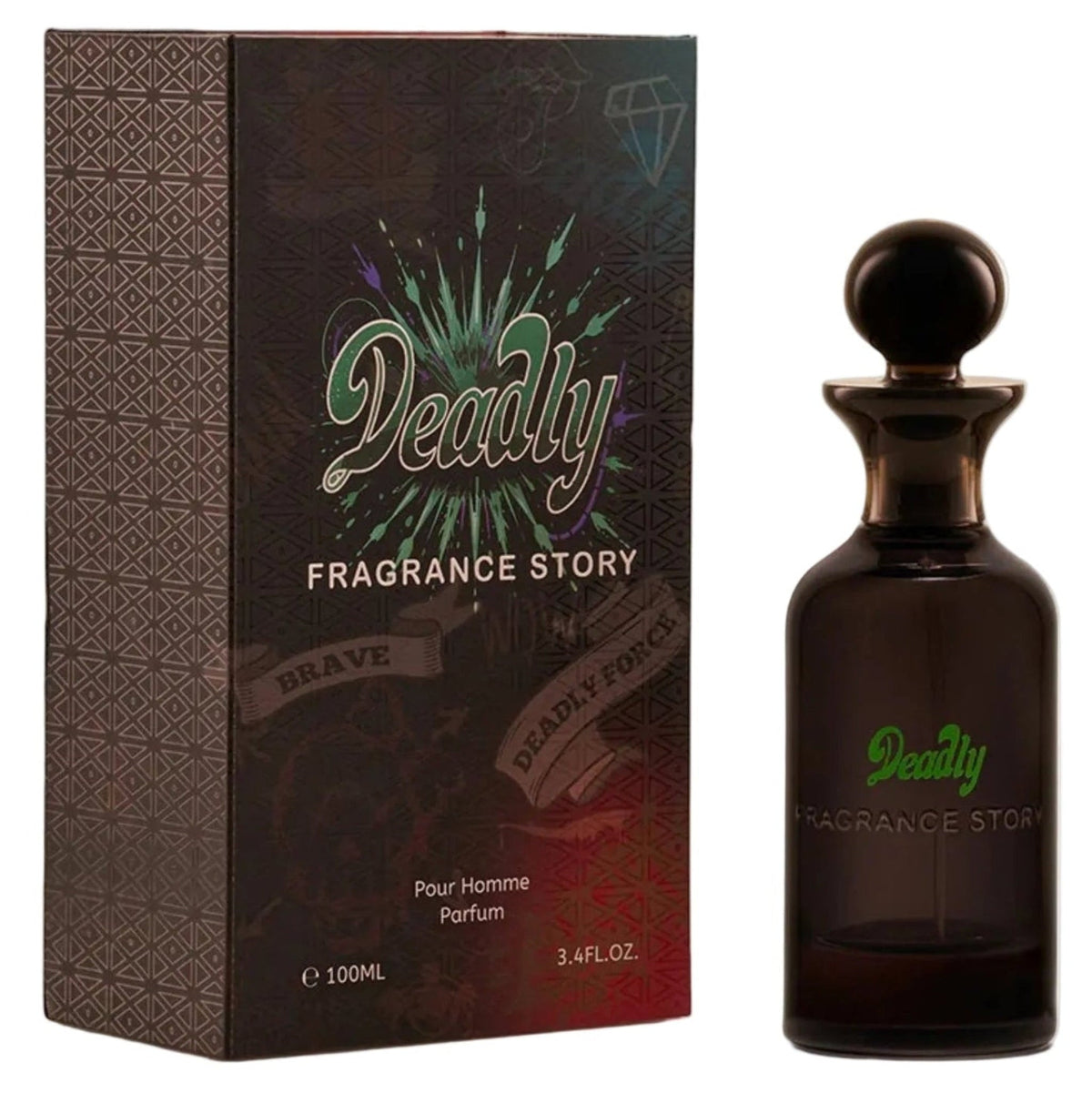 Fragrance Story Deadly Parfum 3.4oz Men Spray