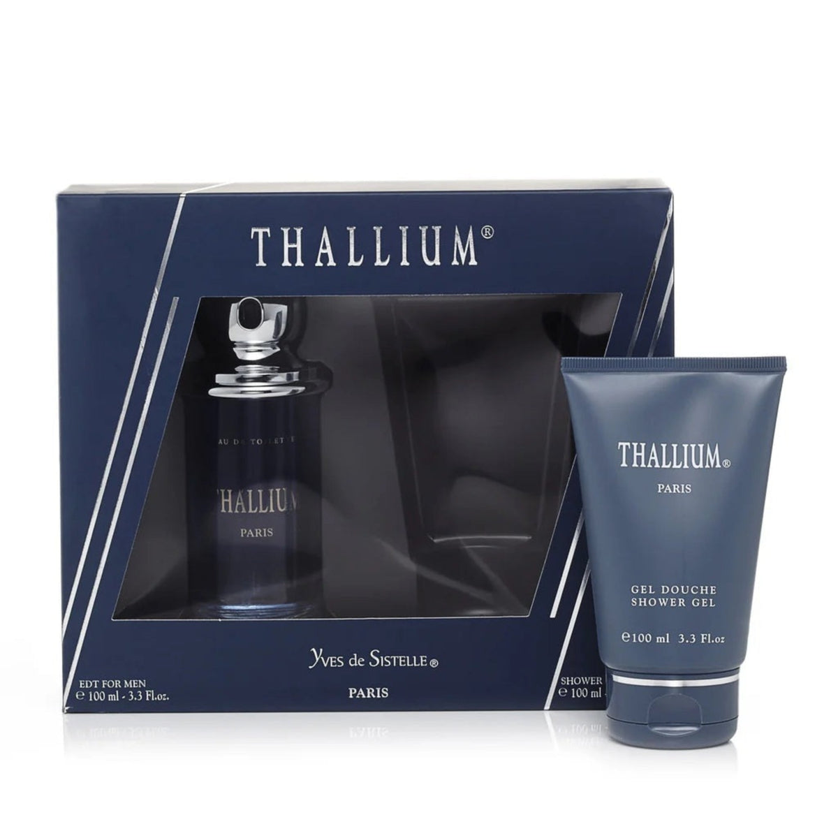 Yves de Sistelle Thallium 2-Piece Set 3.4oz Men EDT Spray
