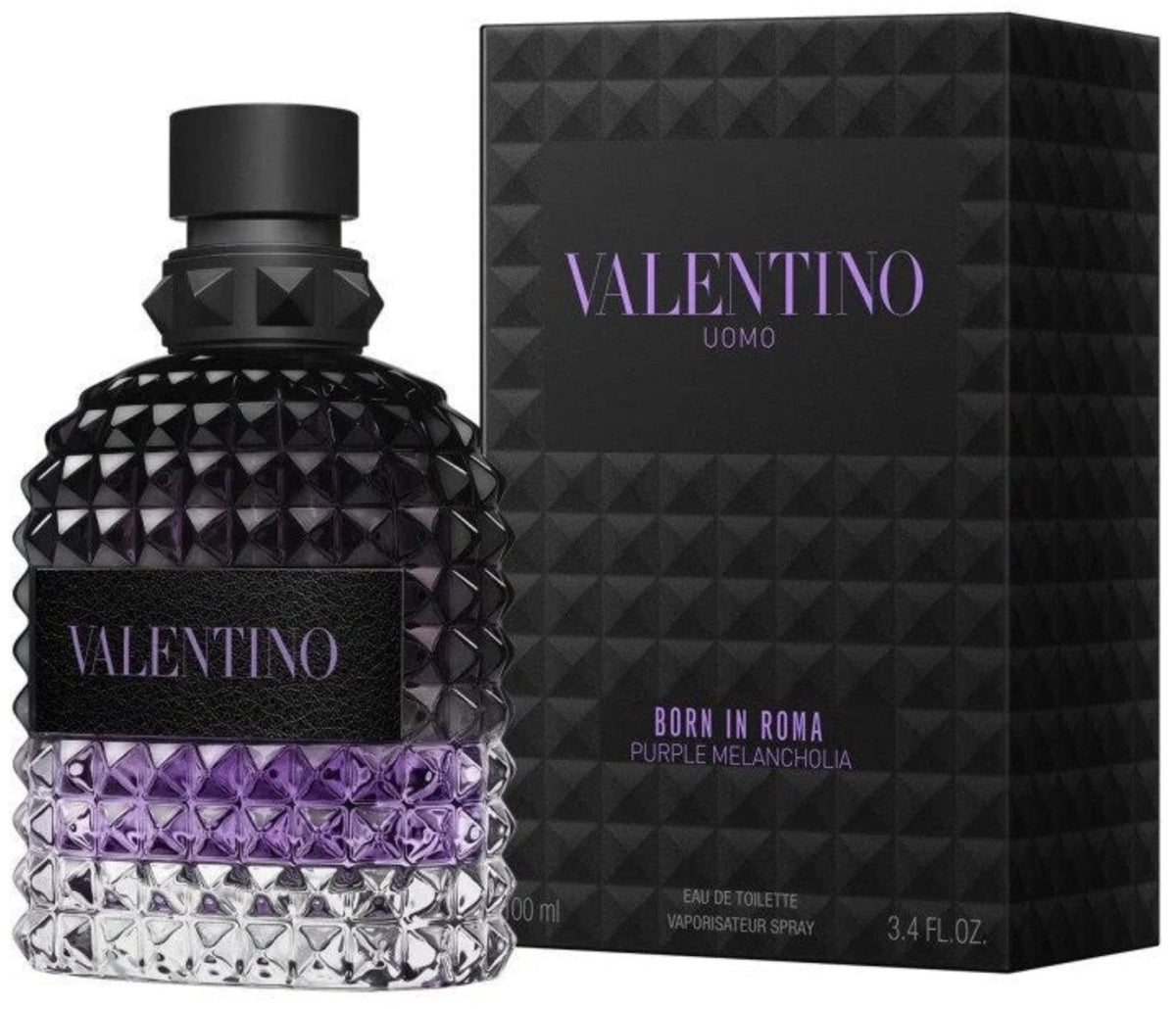 Valentino Uomo Born In Roma Purple Melancholia 3.4oz Men EDT Spray