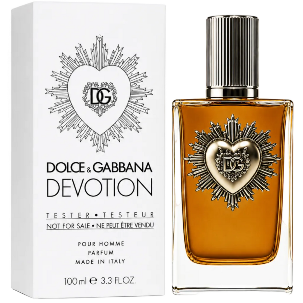 Dolce & Gabbana Devotion Parfum 3.3oz Men Tester Spray