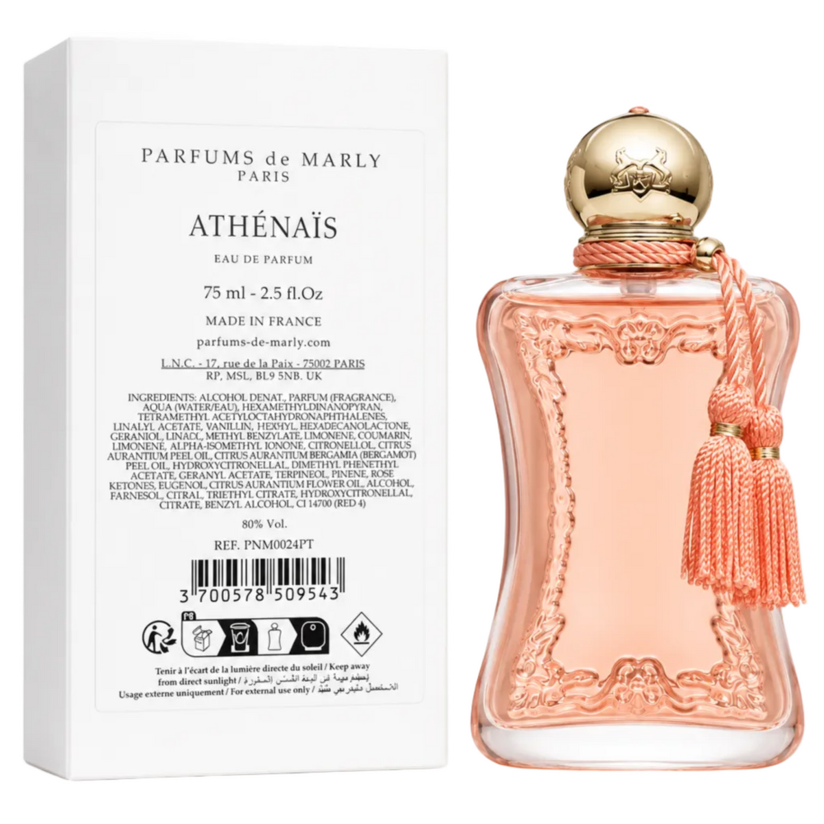 Parfums de Marly Athenais 2.5oz EDP Women Tester Spray
