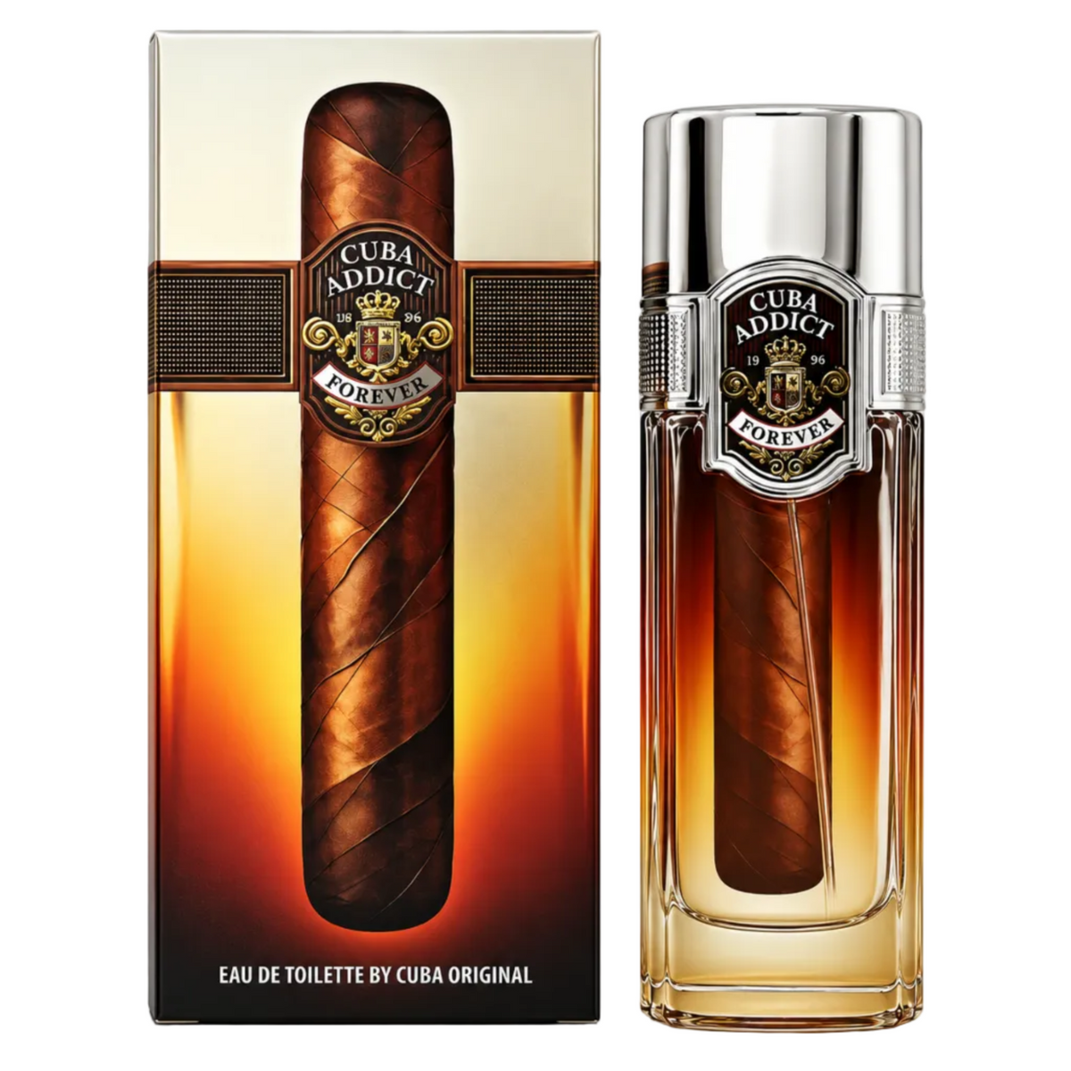 Cuba Addict Forever 3.3oz Men EDT Spray