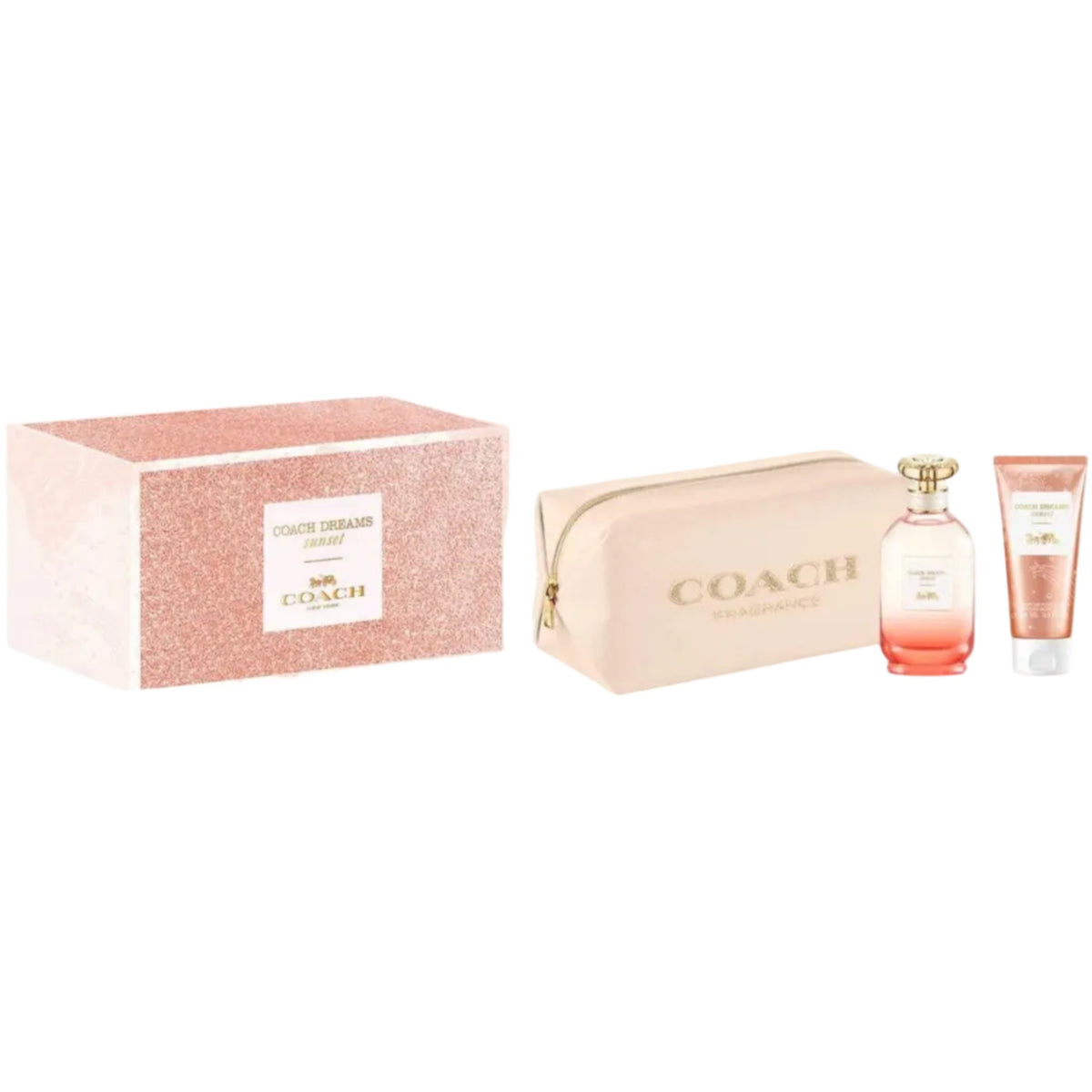 Coach Dreams Sunset 4-Piece Set 3.0oz Women EDP Spray