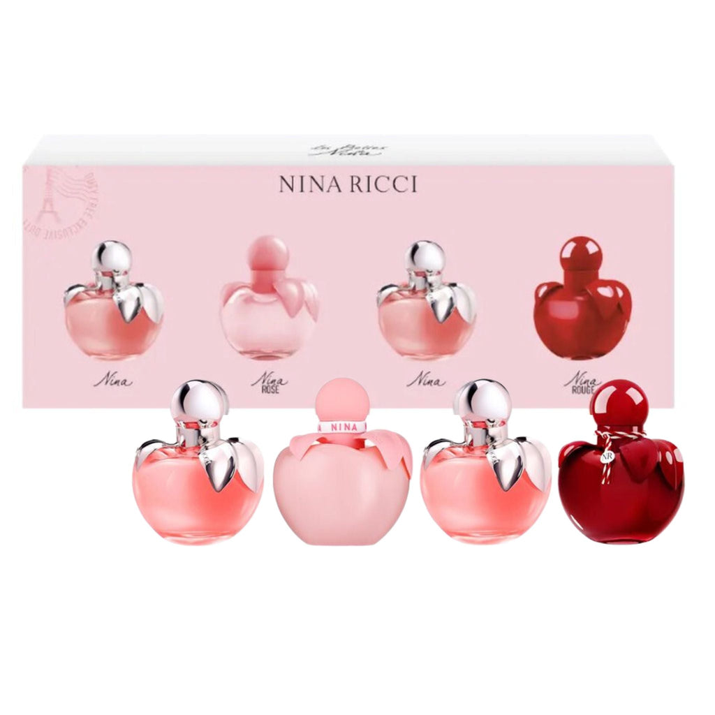 Nina Ricci Mini 4-Piece Set O.14oz Women EDT Spray
