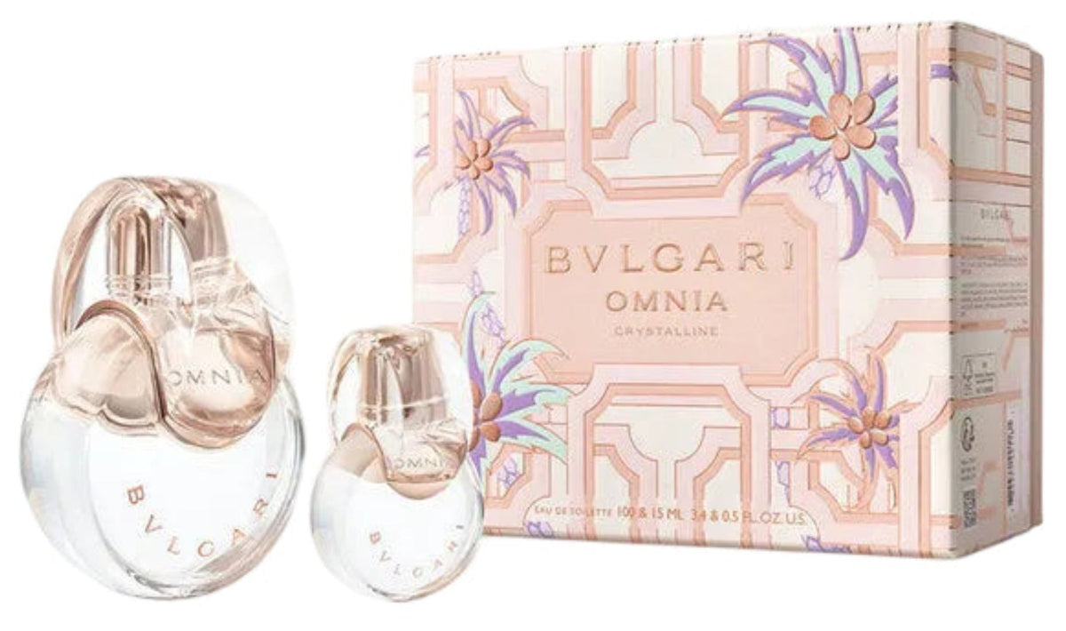 Bvlgari Omnia Crystaline 2-Piece Set 3.4oz Women EDT Spray