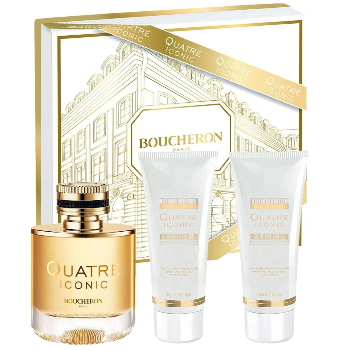 Boucheron Quatre Iconic 3-Piece Set 3.4oz Women EDC
