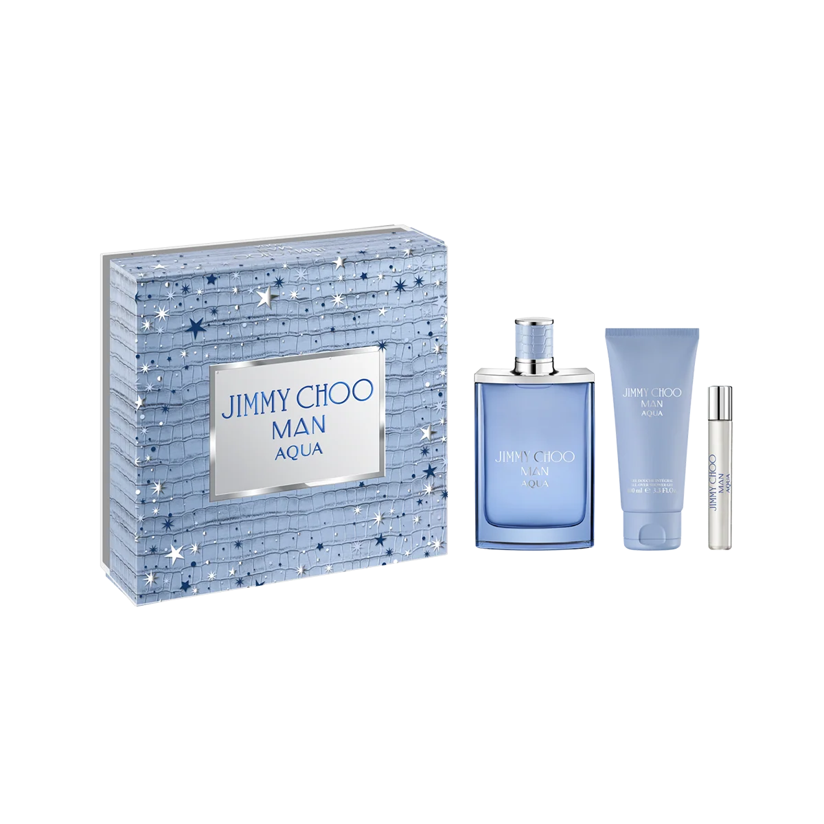 Jimmy Choo Aqua 3-Piece Set 3.3oz Men EDT Spray
