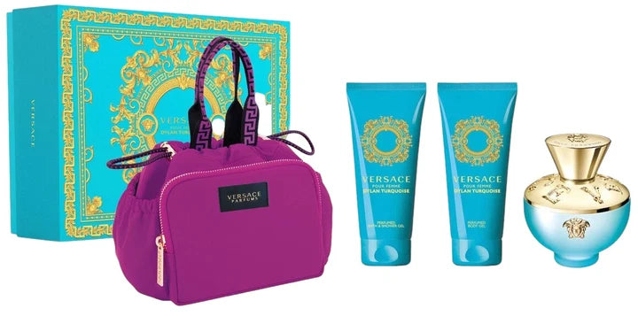 Versace Dylan Turquoise 4-Piece Set 3.4oz Women EDT Spray
