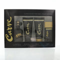 Liz Claiborne Curve Black 4-Piece Set 4.2oz Men EDC Spray