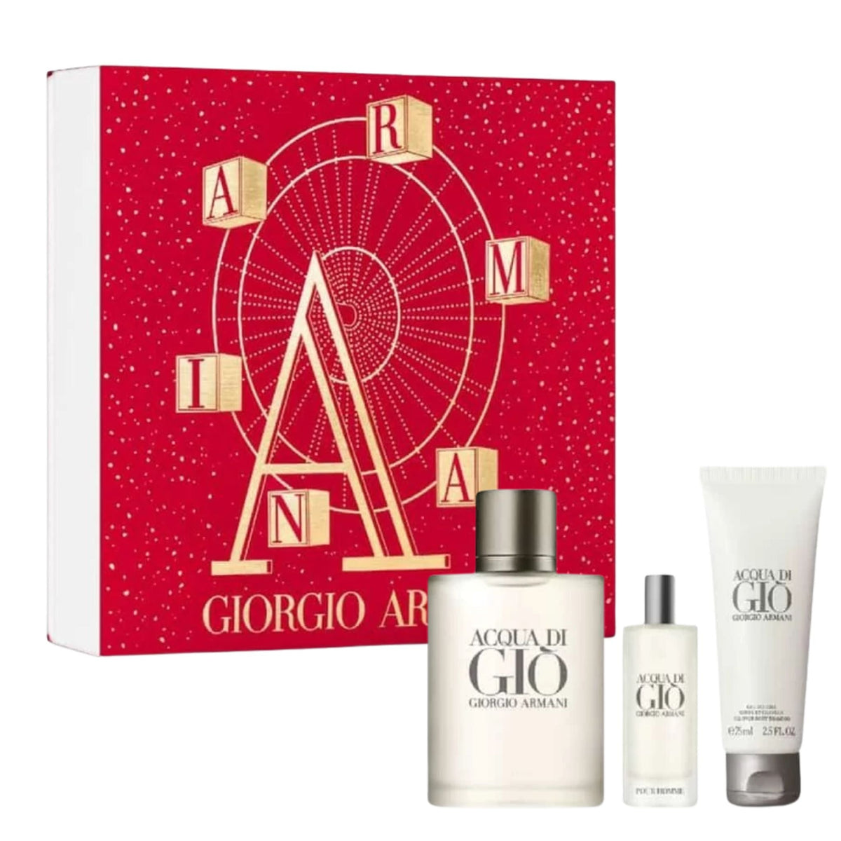 Acqua Di Gio 3-Piece Set 3.4oz Men EDT