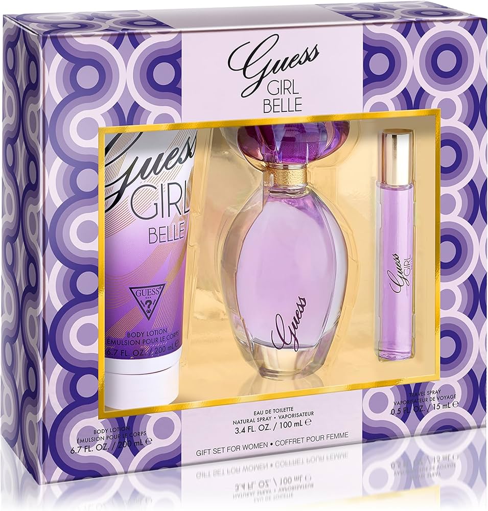 Guess Girl Belle 3-Piece Set 3.4oz Women EDT Spray