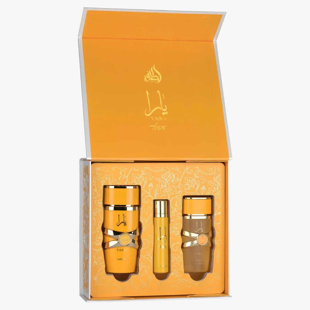 Lattafa Yara Tous 3-Piece Set 3.4oz Women EDP Spray