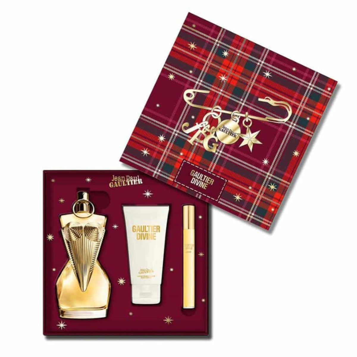 Jean Paul Gaultier Divine 3-Piece Set 3.4oz Women EDP Spray