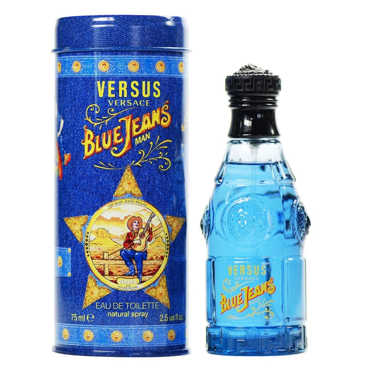 Versace Blue Jeans 2.5oz Men EDT Spray