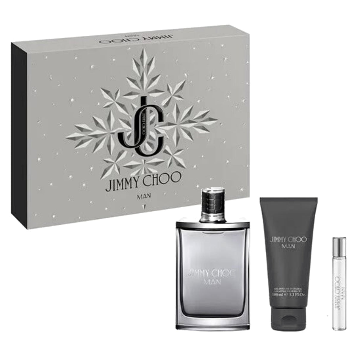 Jimmy Choo Man 4-Piece Set 3.3oz Men EDT Spray