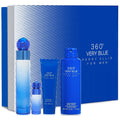 Perry Ellis 360 Very Blue 4-Piece Set 3.4oz Men EDT Spray