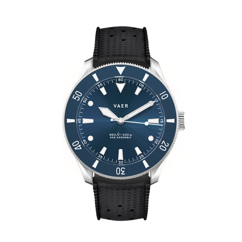 D4 Meridian Navy Matte Solar - 39mm USA