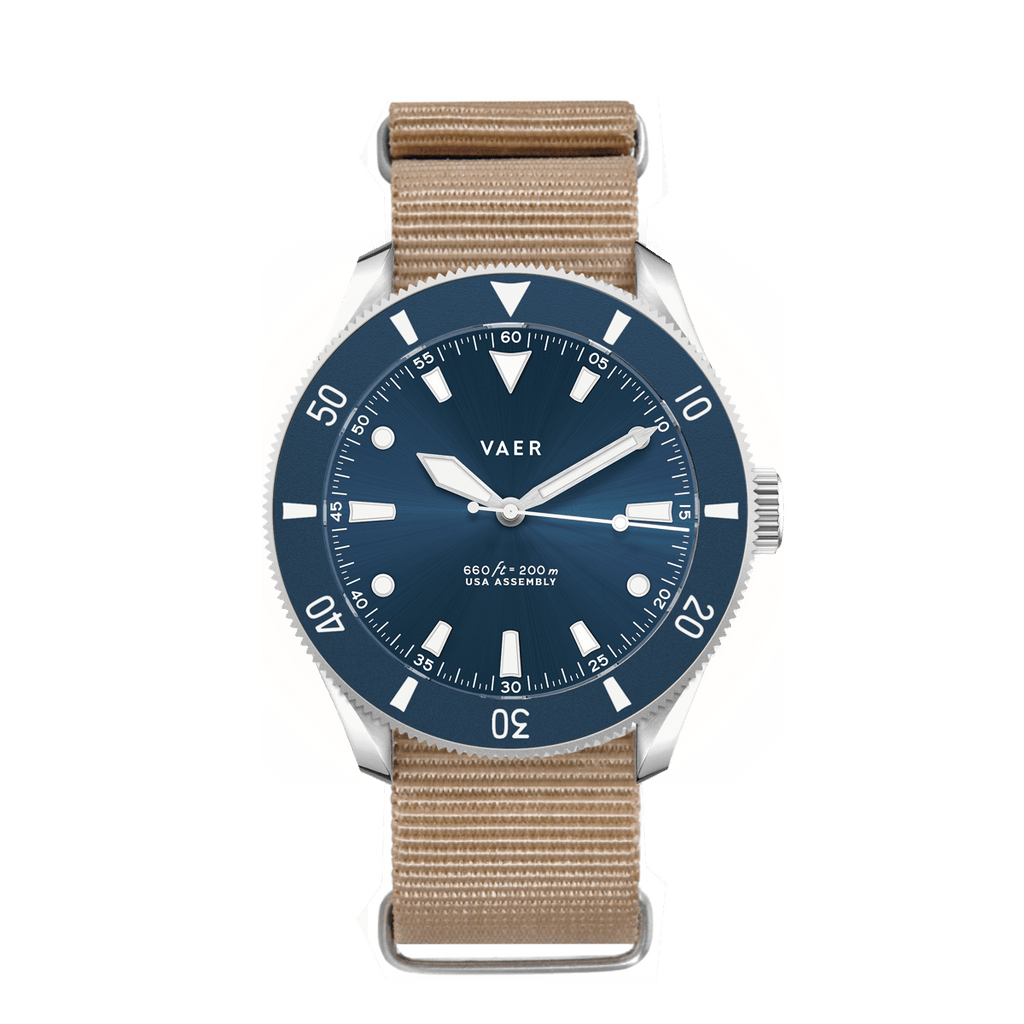 D4 Meridian Navy Matte Solar - 39mm USA