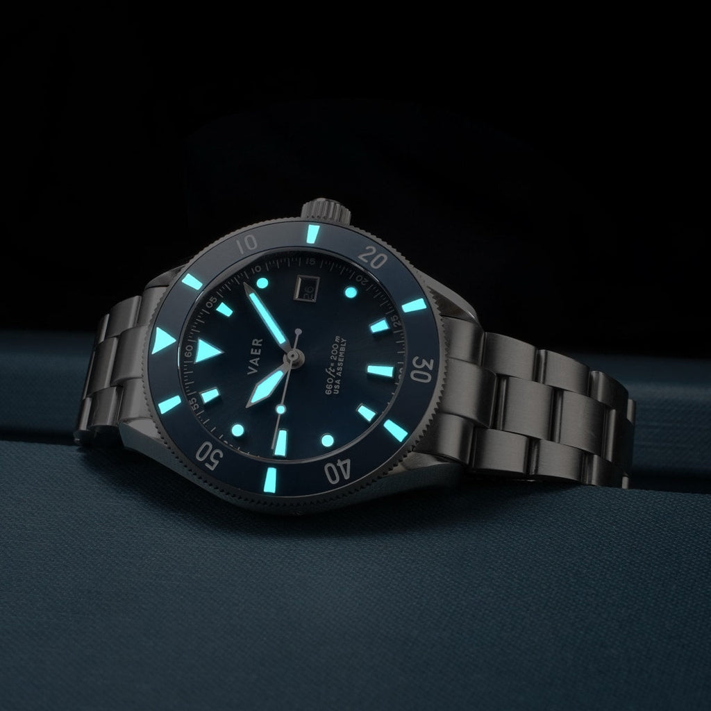 D4 Meridian Navy Matte Solar - 42mm USA