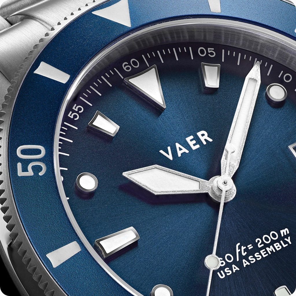 D4 Meridian Navy Matte Solar - 39mm USA