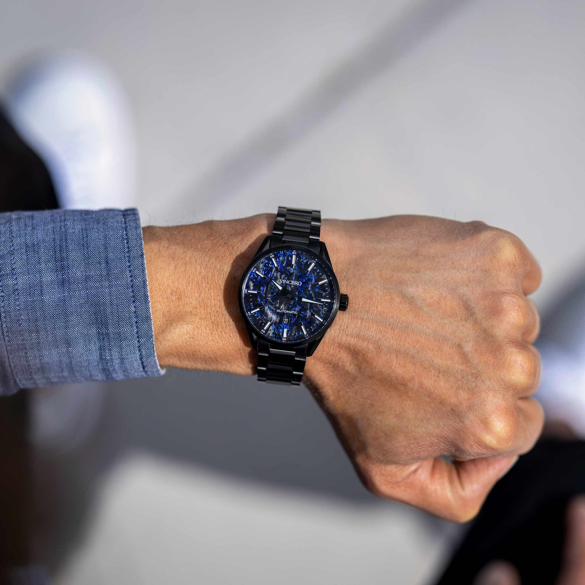 Forged Carbon Father's Edition - Blue Ember