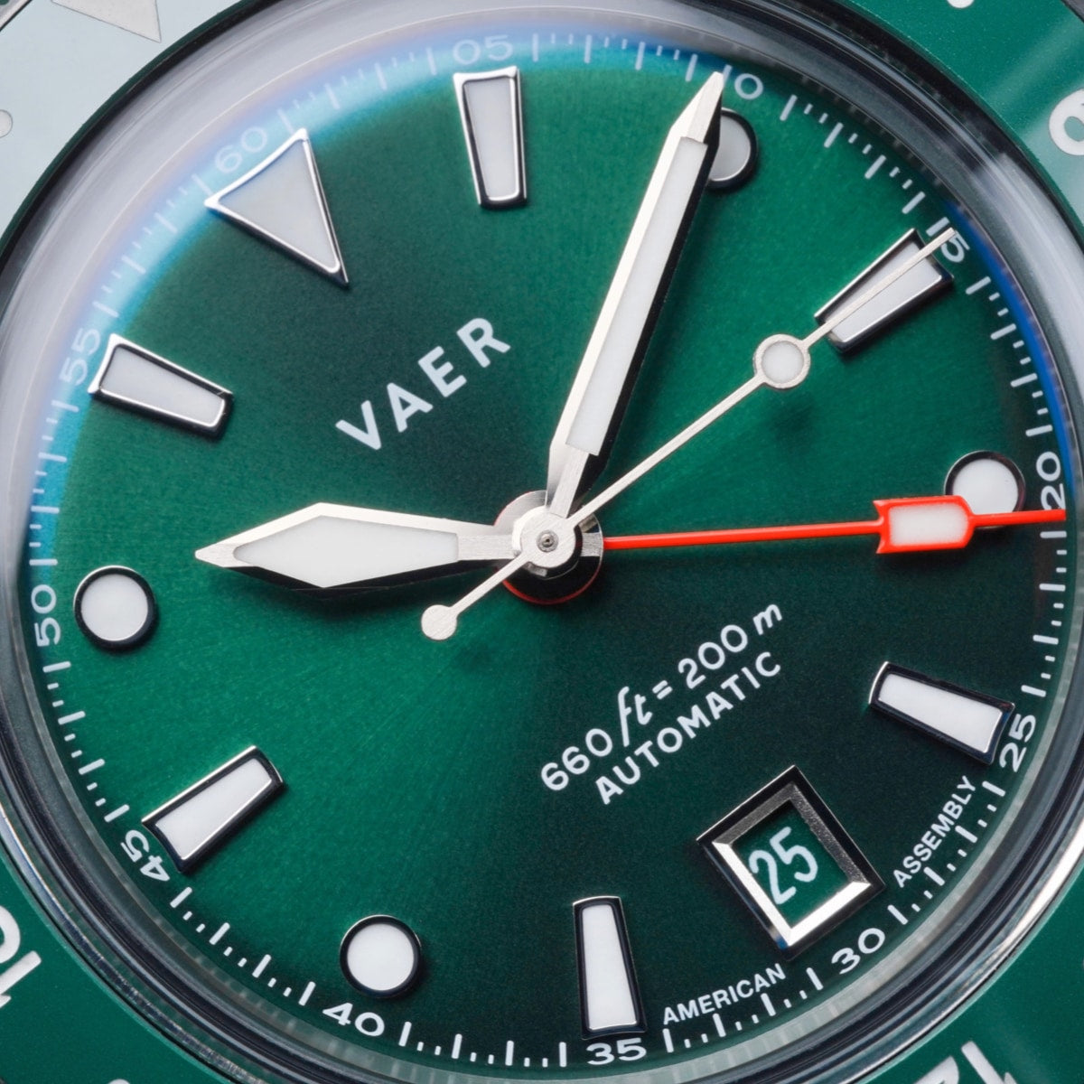 G5 Meridian Green GMT - 39mm USA