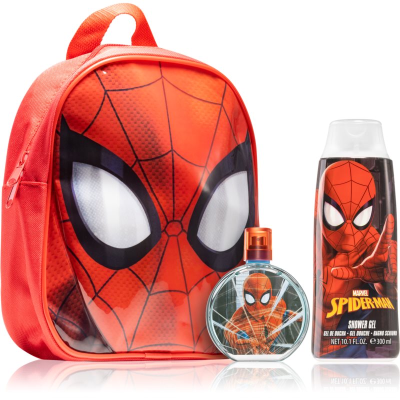 Marvel Spider-Man Bagpack 3-Piece Set 1.7oz Kids EDT Spray