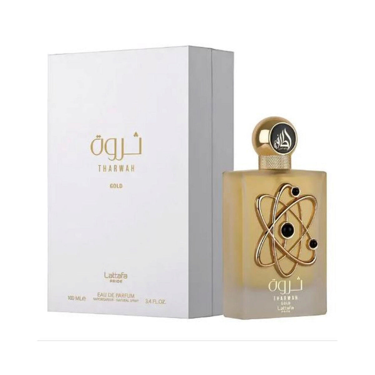 Lattafa Tharwah Gold 3.4oz Women EDP Spray
