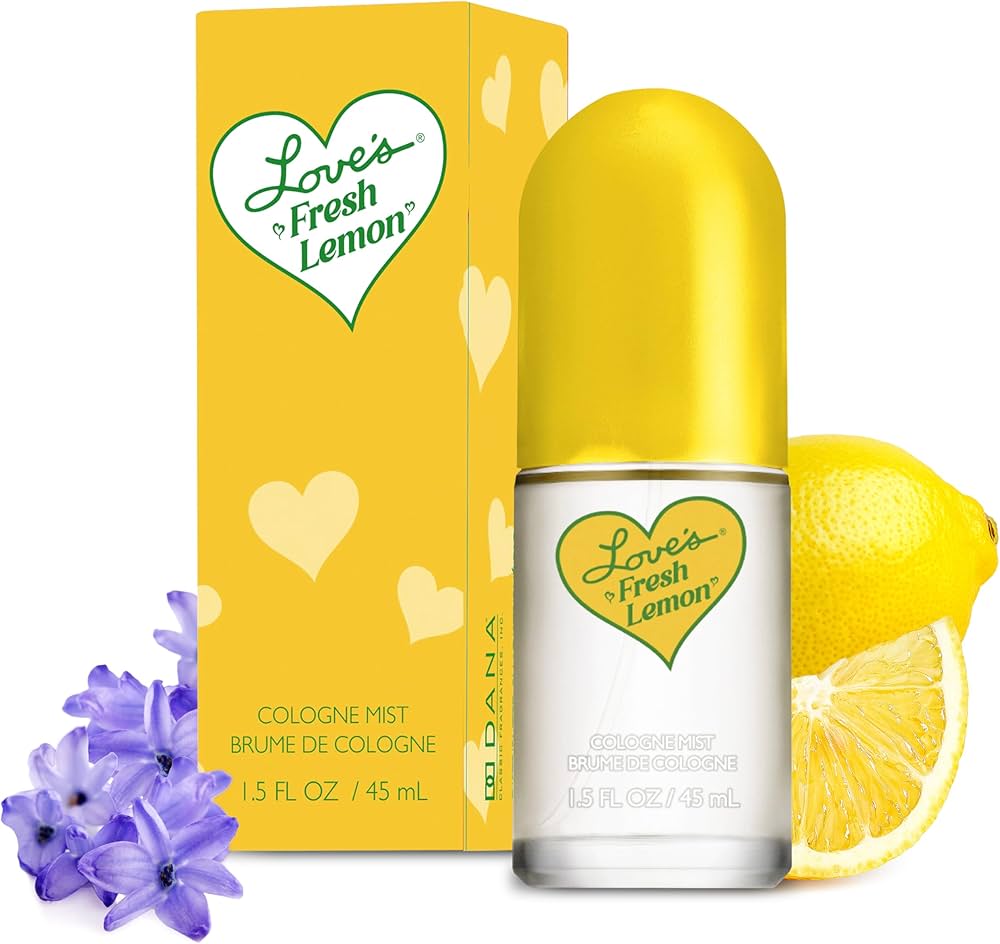 Dana Love's Fresh Lemon Cologne Mist 1.5oz Women Spray