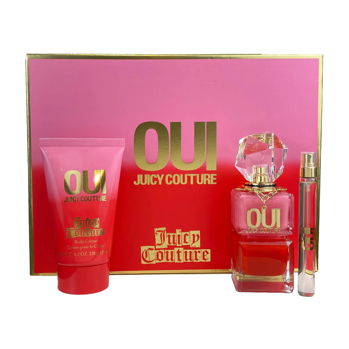 Juicy Couture Oui 3-Piece Set 3.4oz Women EDP Spray
