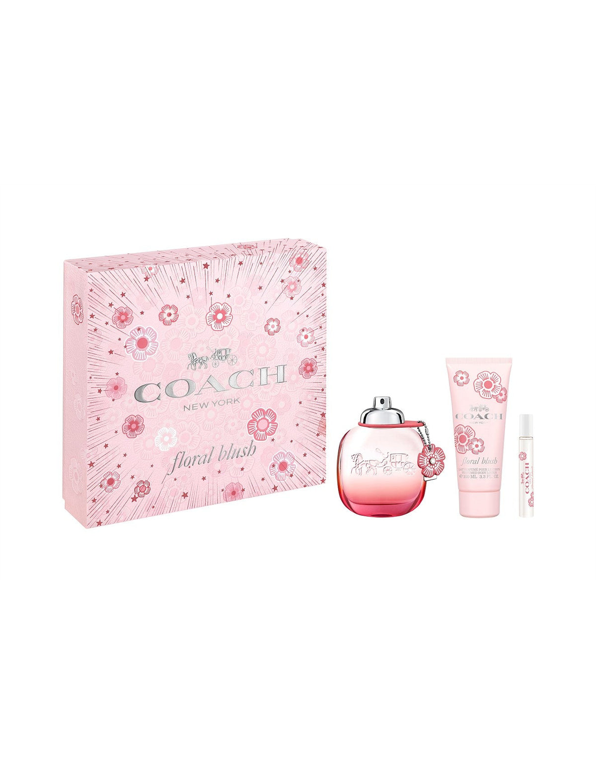 Coach Floral Blush 3-Piece Set 3.0oz Women EDT Spray