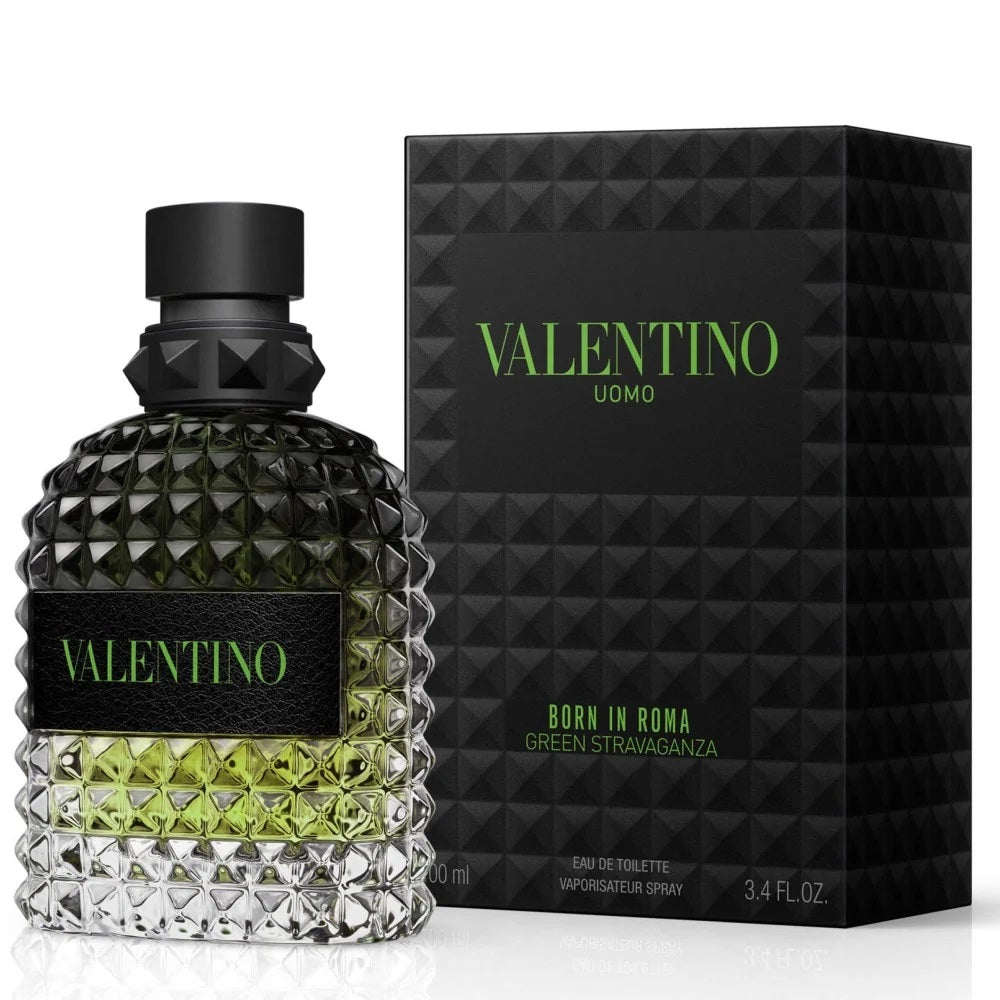 Valentino Born Green 3.4oz Men EDT Spray
