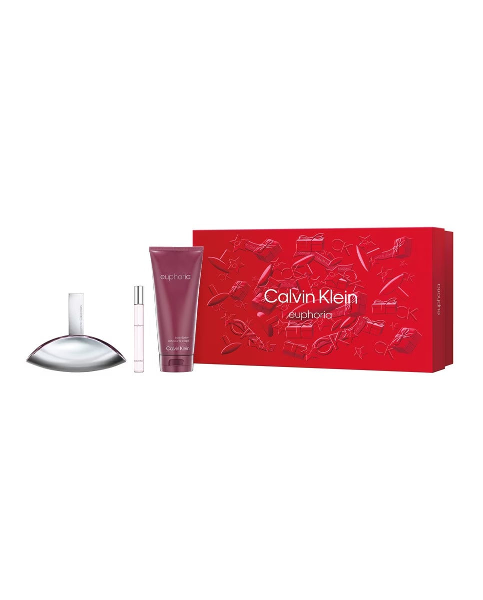 Calvin Klein Euphoria 4-Piece Set 3.4oz Women EDP Spray