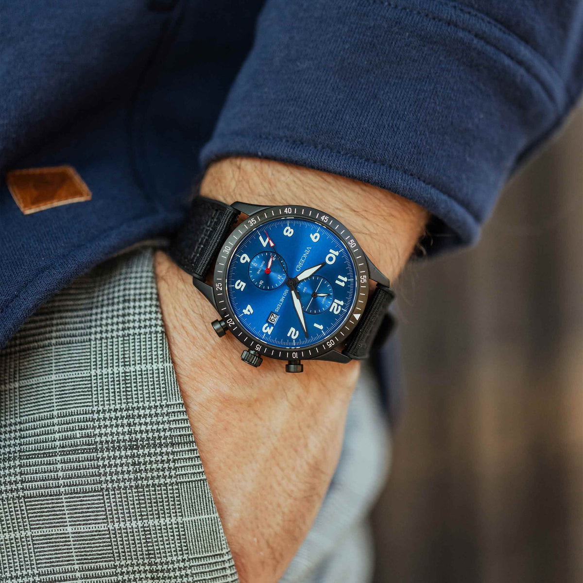 The Altitude - Matte Black/Cobalt