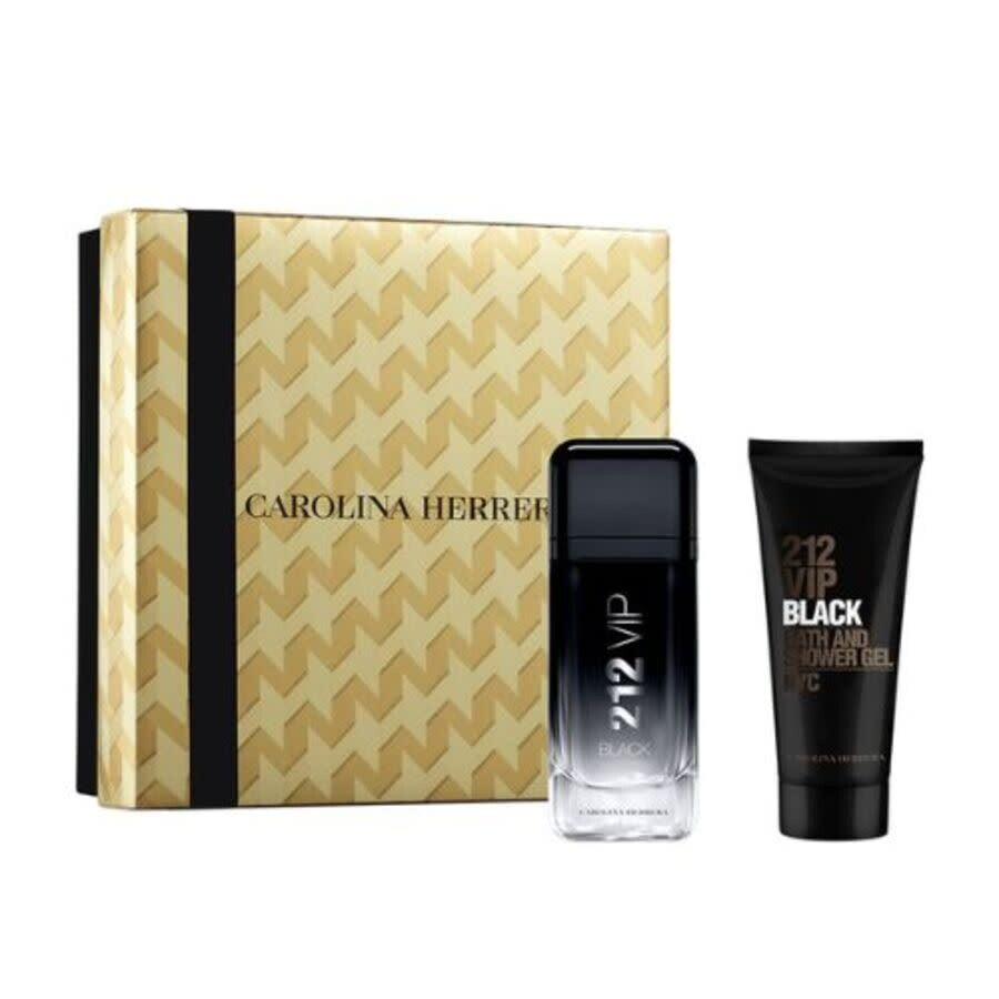 Carolina Herrera 212 VIP Black 3-Piece Set 3.4oz Men EDP Spray