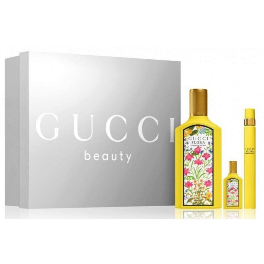 Gucci Flora Orchid 3-Piece Set 3.3oz Women EDP Spray