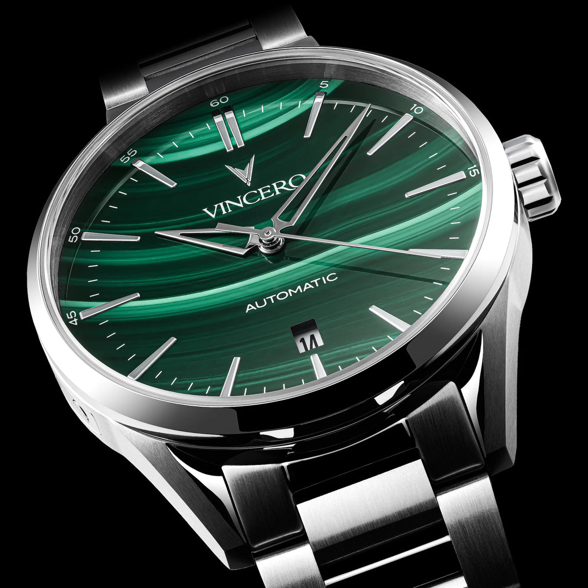 Icon Automatic - Silver Malachite
