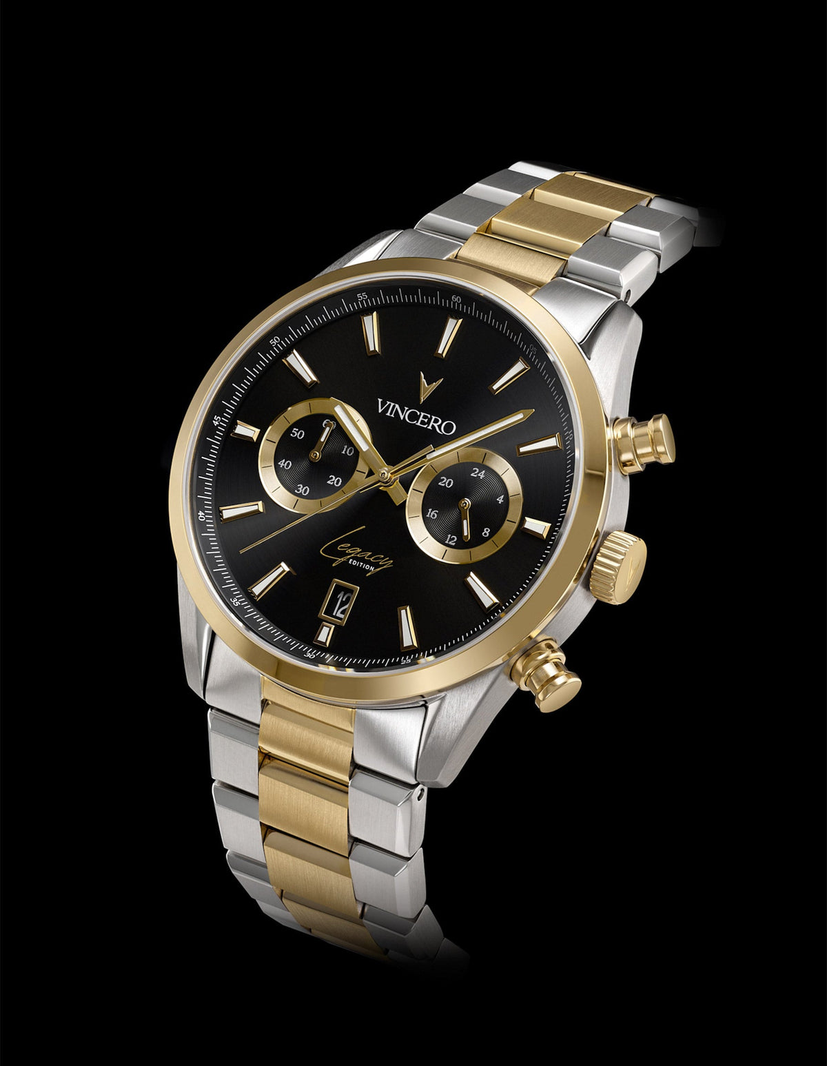 Legacy Chronograph -  Black + Gold