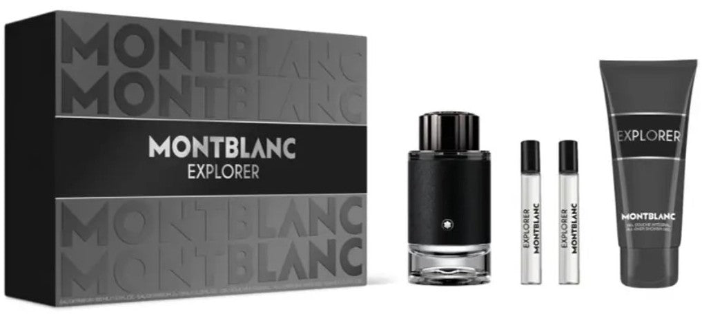 Mont Blanc Explorer 4-Piece Set 3.3oz Men EDP Spray
