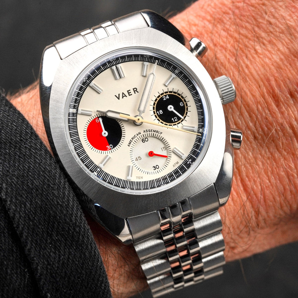 R1 Racing Chronograph Cream - 38mm USA