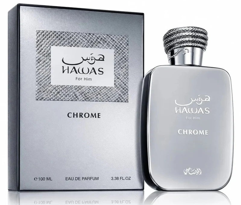 Rasasi Hawas Chrome 3.38oz Unisex EDP Spray