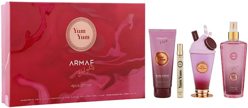 Armaf Yum Yum 4-Piece Set 3.4oz Women EDP Spray