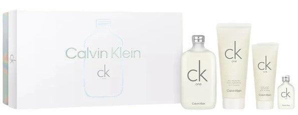 Calvin Klein Ck One 4-Piece Set 6.7oz Unisex EDT Spray