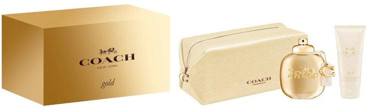 Coach Gold 3-Piece Set 3.0oz Women EDP Spray