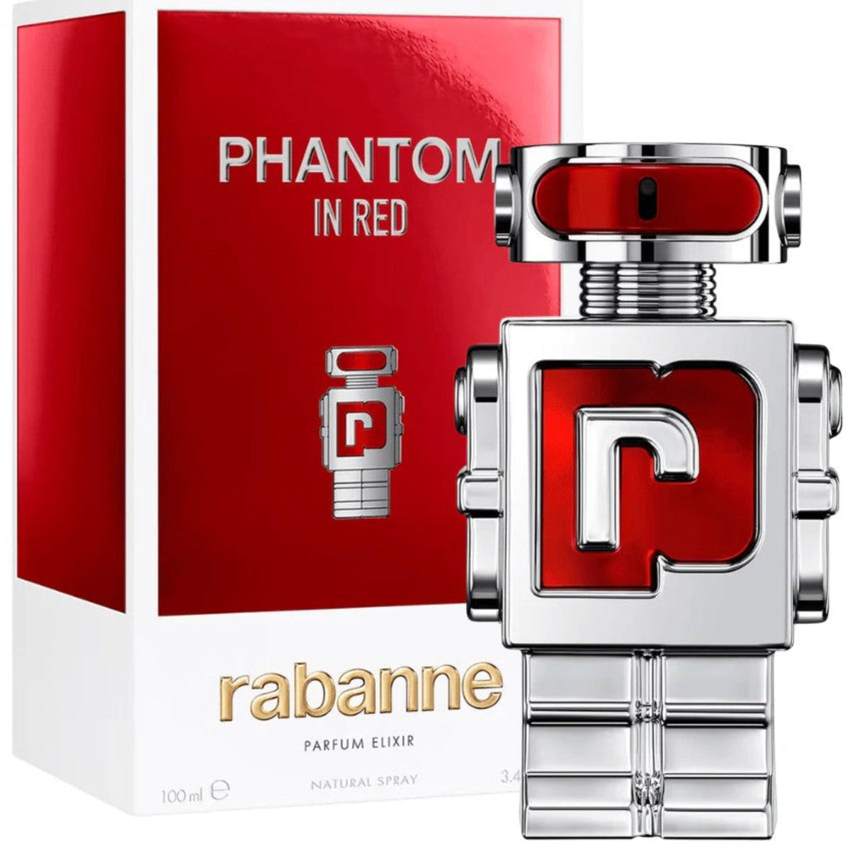 Rabanne Phantom in Red 3.4oz Men Parfum Spray